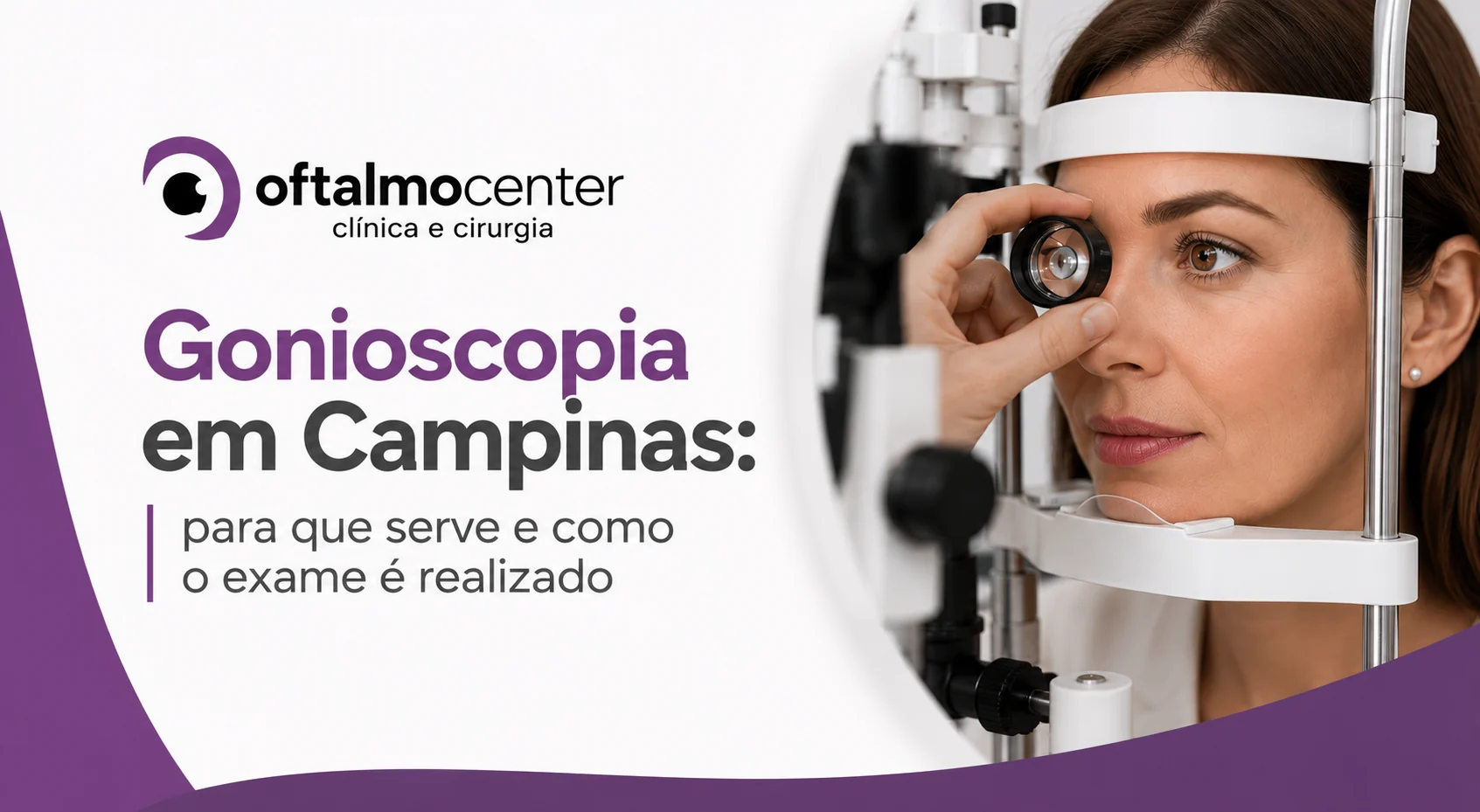Gonioscopia em Campinas exame